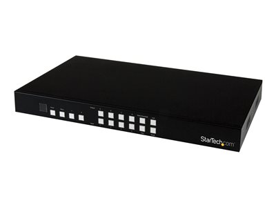  STARTECH.COM  Switch Conmutador Matrix HDMI 4x4 con Multivisor Videowall o Imagen e Imagen PAP - interruptor de vídeo/audio - 4 puertosVS424HDPIP