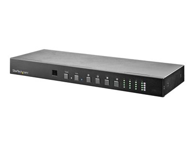  STARTECH.COM  Switch Multiplicador de Vídeo HDMI 4K de 60Hz - Matriz de 4x4 - de Montaje en Rack - con Control Remoto por Ethernet y RS232 - interruptoVS424HD4K60