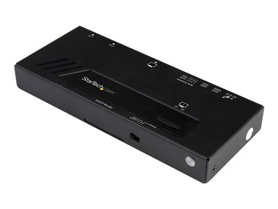  STARTECH.COM  Switch Selector Automático HDMI de 2 Puertos - Conmutado Rápido 4K con Detección Automática y Control Serie - interruptor de vídeo/audio - 2 puertosVS221HD4KA