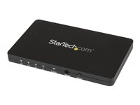 StarTech.com Switch Selector Automático HDMI de 4 Puertos con Chasís de Aluminio y MHL - Conmutador 4K 30Hz (VS421HD4K) - interruptor de vídeo/audio - 4 puertos