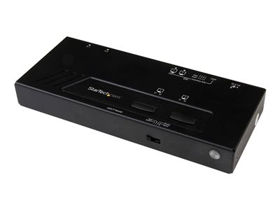  STARTECH.COM  Switch Selector Matricial HDMI 2x2 - Conmutador 4K con Detección Automática y Control Serie - interruptor de vídeo/audio - 2 puertosVS222HD4K
