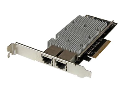  STARTECH.COM  Tarjeta Adaptador de Red PCI Express Ethernet 10GBase-T con 2 Puertos RJ45 Chipset Intel x540 - adaptador de red - PCIe 2.0 x8 - 10Gb Ethernet x 2ST20000SPEXI