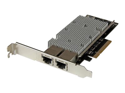  STARTECH.COM  Tarjeta Adaptador de Red PCI Express Ethernet 10GBase-T con 2 Puertos RJ45 Chipset Intel x540 - adaptador de red - PCIe 2.0 x8 - 10Gb EthST20000SPEXI