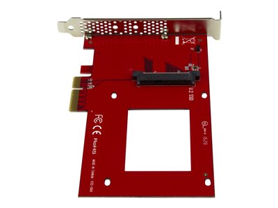  STARTECH.COM  Tarjeta Adaptadora PCI Express U.2 NVMe SFF8639 de 2,5