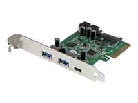 StarTech.com Tarjeta Combo PCI Express de 5 Puertos USB 3.1 (10Gbps) - 1x USB-C, 2x USB-A - 2x IDC (5Gbps) - adaptador USB - PCIe - USB 3.1 Gen 2 x 1 + USB 3.0 x 2 + USB 3.0 (interno) x 2