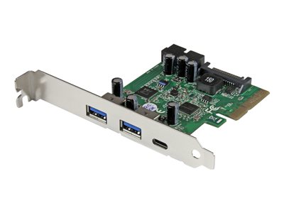  STARTECH.COM  Tarjeta Combo PCI Express de 5 Puertos USB 3.1 (10Gbps) - 1x USB-C, 2x USB-A - 2x IDC (5Gbps) - adaptador USB - PCIe - USB 3.1 Gen 2 x 1 + USB 3.0 x 2 + USB 3.0 (interno) x 2PEXUSB312EIC