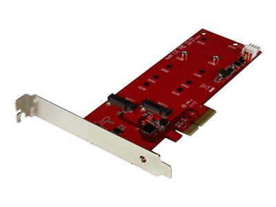  STARTECH.COM  Tarjeta Controladora M.2 SATA III PCI Express para 2 SSD - Adaptador para Tarjeta NGFF - controlador de almacenamiento - M.2 Card / SATA 6Gb/s - PCIe 2.0 x2PEX2M2