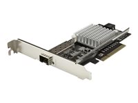 StarTech.com Tarjeta de Red PCI Express con Ranura SFP+ Abierta - Chipset Intel - Multimodo y Monomodo - Tarjeta Ethernet PCIE de 10G - adaptador de red - PCIe 2.0 x8