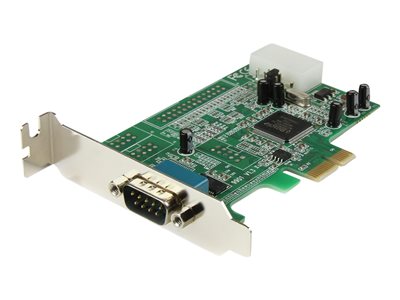 STARTECH.COM  Tarjeta PCI Express Adaptadora Serie RS232 DB9 de 1 Puerto UART16550 - Tarjeta PCIe Controladora de Host Serial RS232 - Tarjeta de ExpansPEX1S553LP