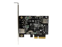 StarTech.com Tarjeta PCI Express de 2 Puertos USB 3.1 Gen 2 USB-A 1x  Externo y 1x Interno - adaptador USB - PCIe x4 - USB 3.1 x 2