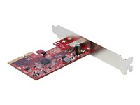 StarTech.com Tarjeta PCIe de 1 Puerto USB C USB 3.2 Gen 2x2 - Tarjeta PCI Express 3.0 x4 USB Tipo C de 20Gbps - Win y Linux (PEXUSB321C) - adaptador USB - PCIe 3.0 x4 - USB-C 3.2 Gen 2x2 x 1