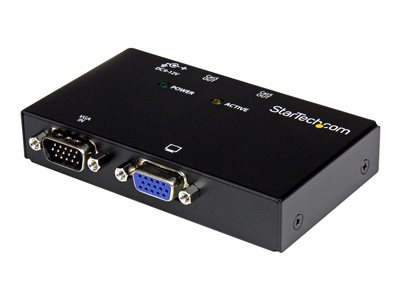  STARTECH.COM  Transmisor Extensor de Vídeo VGA 2 Puertos por cable cat5 UTP Ethernet Cat5 - 2xRJ45 - 1x HD15 Macho - 1x HD15 Hembra - amplificador de vídeoST1212T