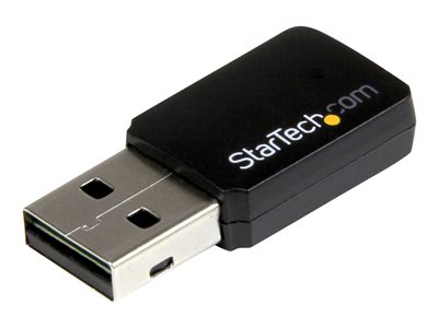 STARTECH.COM  USB 2.0 AC600 Mini Dual Band Wireless-AC Network Adapter - 1T1R 802.11ac WiFi Adapter - 2.4GHz / 5GHz USB Wireless (USB433WACDB) - adaptaUSB433WACDB