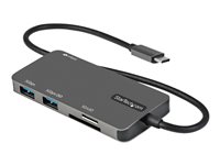 StarTech.com USB C Multiport Adapter, USB-C to 4K 30Hz HDMI, 100W Power Delivery Pass-through, SD/MicroSD Slot, 3-Port USB 3.0 Hub, USB Type-C Mini Dock, 12