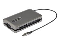 StarTech.com USB C Multiport Adapter, USB C to 4K 60Hz HDMI 2.0, 2-Port 10Gbps USB Hub, 100W Power Delivery Pass-through, GbE, SD/MicroSD, USB Type-C Mini Dock, 10