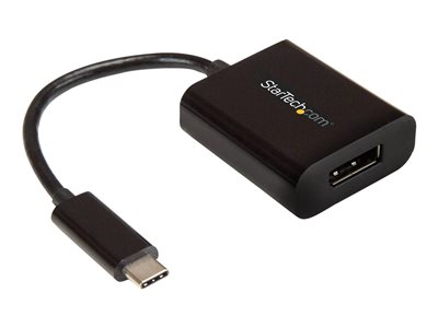  STARTECH.COM  USB C to DisplayPort Adapter 4K 60Hz, USB Type-C to DP 1.4 Monitor Video Converter (DP Alt Mode), Thunderbolt 3 Compatible, Limited Stock, see similar item CDP2DP14B - Adaptador DisplayPort - USB-C a DisplayPort - 14 cmCDP2DP