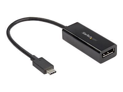  STARTECH.COM  USB C to DisplayPort Adapter, 8K/5K/4K USB Type C to DP 1.4 Alt Mode Video Converter, HBR3/DSC/HDR, 8K 60Hz, Thunderbolt 3 Compatible DisCDP2DP14B