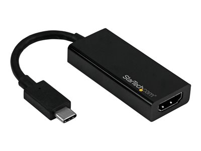  STARTECH.COM  USB-C to HDMI Adapter, USB Type-C to HDMI Converter, 4K 60Hz, Limited stock, see similar item CDP2HD4K60W - adaptador de vídeo externo - negroCDP2HD4K60
