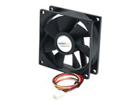 StarTech.com Ventilador de Repuesto con Rodamiento de Bolas para Disipador de Procesador o Caja Chasis Ordenador - 80mmx25mm - TX3 - kit de ventilador del sistema FAN8X25TX3L