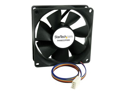  STARTECH.COM  Ventilador Fan para Chasis Caja de Ordenador PC Torre  - 80x25mm - Conector PWN - ventilador para cajaFAN8025PWM
