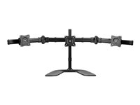 StarTech.com Brazo de Soporte VESA Articulado de 3 Monitores hasta de 27 Pulgadas - Base para Monitores de Ordenador - base - brazo ajustable - para 3 monitores - negro