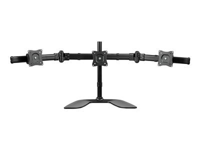  STARTECH .com Brazo de Soporte VESA Articulado de 3 Monitores hasta de 27 Pulgadas - Base para Monitores de Ordenador - base - brazo ajustable - para 3 monitores - negroARMBARTRIO2