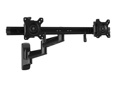  STARTECH .com Brazo de Soporte VESA Articulado de Pared para 2 Monitores de 15 a 24 Pulgadas - de Acero abrazadera - brazo ajustable - para 2 monitoresARMDUALWALL
