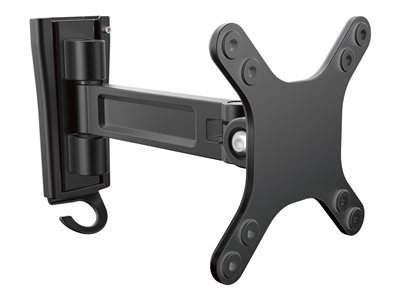  STARTECH .com Soporte de pared de un solo giro para monitor - Montura VESA para Pantallas de hasta 27 Pulgadas brazo ajustable - para monitor/panel plaARMWALLS