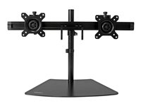 StarTech.com Soporte para Dos Monitores - Base para Dos Pantallas - base - brazo ajustable - para pantalla LCD - negro