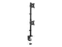 StarTech.com Vertical Desk Mount Dual Monitor Arm - For Monitors 13