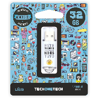 TECH ONE TECH Pendrive 16GB Tech One Tech No Es Tuyo USB 2.0 TEC4007-16
