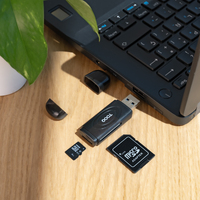 Tooq TQR-3002B Lector tarjetas USB3.0 SD/TF Negro TQR-3002B