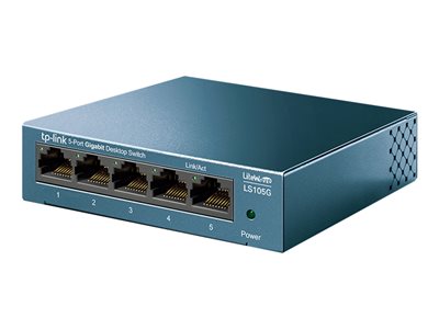  TP-LINK  LiteWave LS105G - conmutador - 5 puertos - sin gestionarLS105G