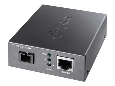 TP-LINK  TL-FC111A-20 - conversor de soportes de fibra - 10Mb LAN, 100Mb LANTL-FC111A-20