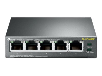  TP-LINK  TL-SF1005P - conmutador - 5 puertos - sin gestionarTL-SF1005P