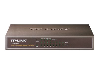  TP-LINK  TL-SF1008P - conmutador - 8 puertosTL-SF1008P