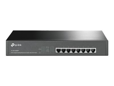  TP-LINK  TL-SG1008MP - conmutador - 8 puertos - sin gestionar - montaje en rackTL-SG1008MP