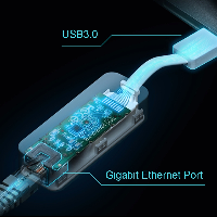 TP-Link UE300 Adaptador USB 3.0 Ethernet Gigabit UE300