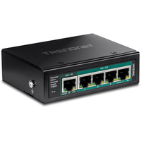 5-PORT INDUSTRIALGIGABIT POE++ CPNTPOWERED DIN-RAIL SWITCH WITH POE TI-B541