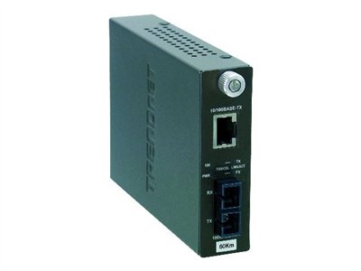  TRENDNET  TFC-110 S60 - conversor de soportes de fibra - 10Mb LAN, 100Mb LANTFC-110S60