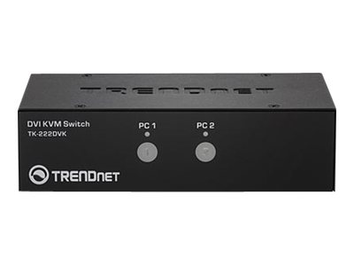  TRENDNET  TK 222DVK - conmutador KVM / audio / USB - 2 puertosTK-222DVK