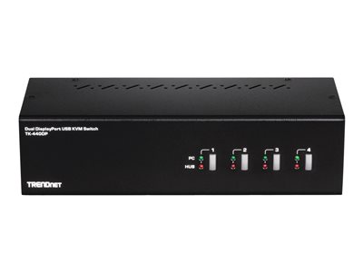  TRENDNET  TK 440DP - conmutador KVM / audio / USB - 4 puertos - Conforme a la TAATK-440DP
