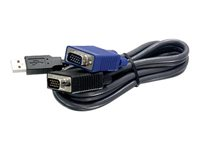 TRENDnet TK CU06 - cable de teclado / vídeo / ratón (KVM) - 1.8 m TK-CU06
