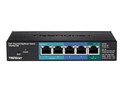  TRENDNET  TPE P521ES - conmutador - 5 puertos - inteligente - Conforme a la TAATPE-P521ES