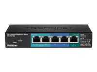TRENDnet TPE P521ES - conmutador - 5 puertos - inteligente TPE-P521ES