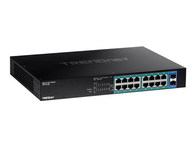  TRENDNET  TPE TG182 - conmutador - 18 puertos - montaje en rack - Conforme a la TAATPE-TG182