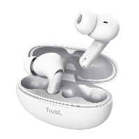 Trust AURICULARES STEREO BLUETOOTH   ACCSBLANCO CANCELACION RUIDO YAVI 25172