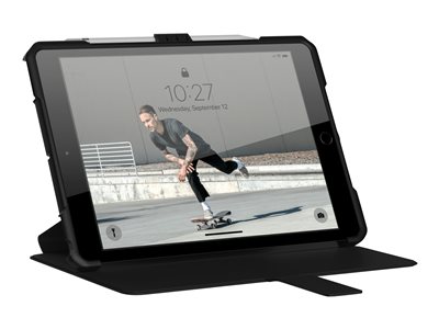  UAG  Rugged Case for iPad 10.2-in (7/8 Gen, 2019/2020) - Metropolis Black - funda con tapa para tableta121916B14040