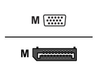 URBAN FACTORY  - cable adaptador de vídeo - DisplayPort a HD-15 (VGA) - 1.8 mCDV01UF