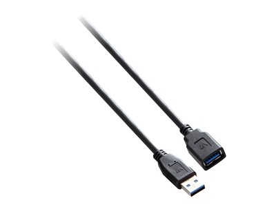  V7  - cable alargador USB - USB Tipo A a USB Tipo A - 3 mV7E2USB3EXT-03M